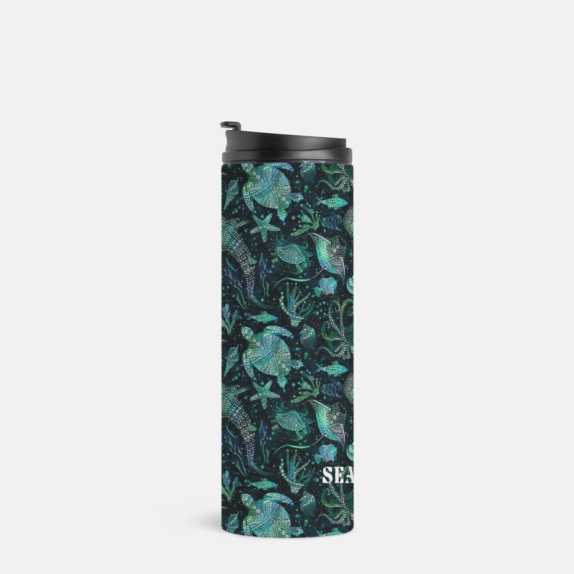 Turquoise Sea Thermal Tumbler 16 oz.