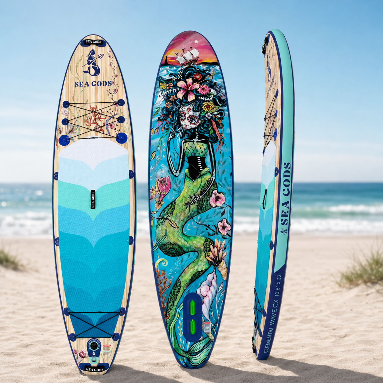 Elemental Wave CX Inflatable Paddle Board Package | Best All Around Paddle Board