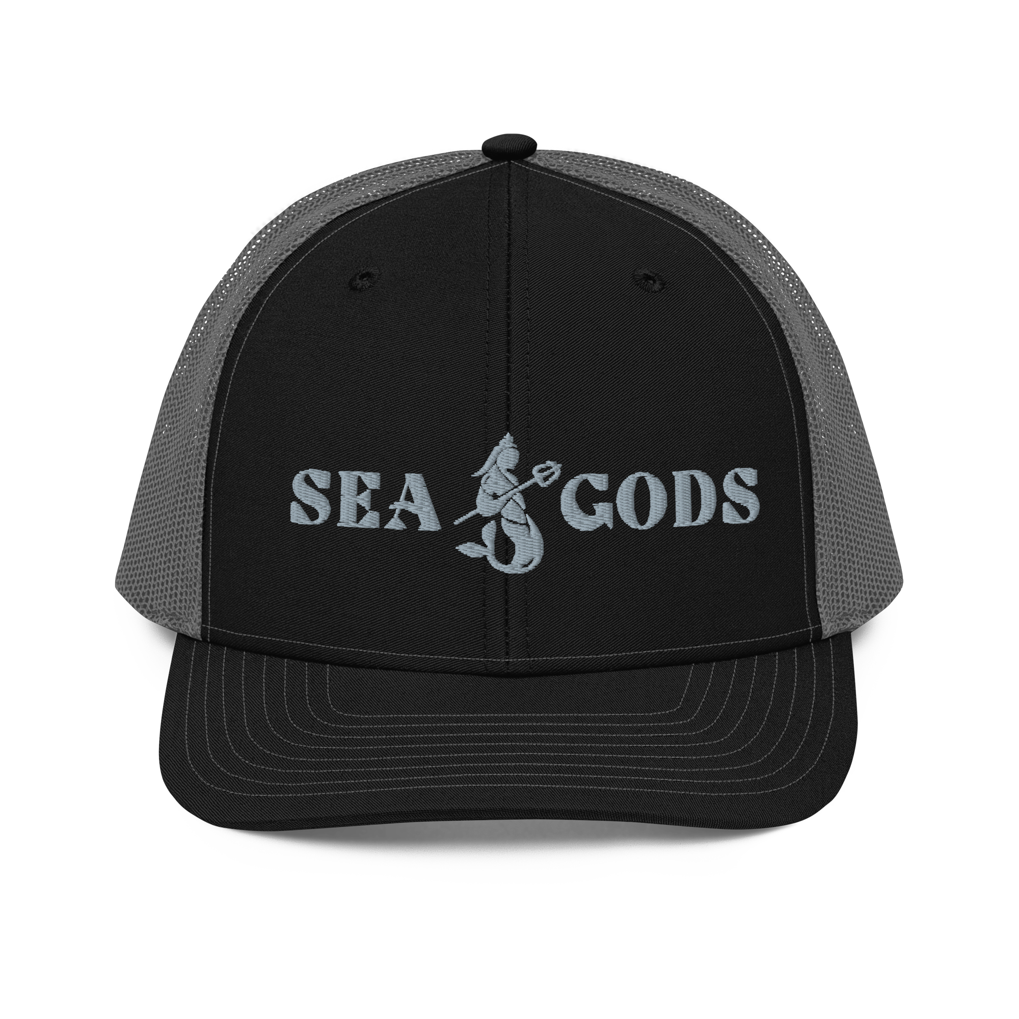 Sea Gods Logo Grey Embroidered Snapback
