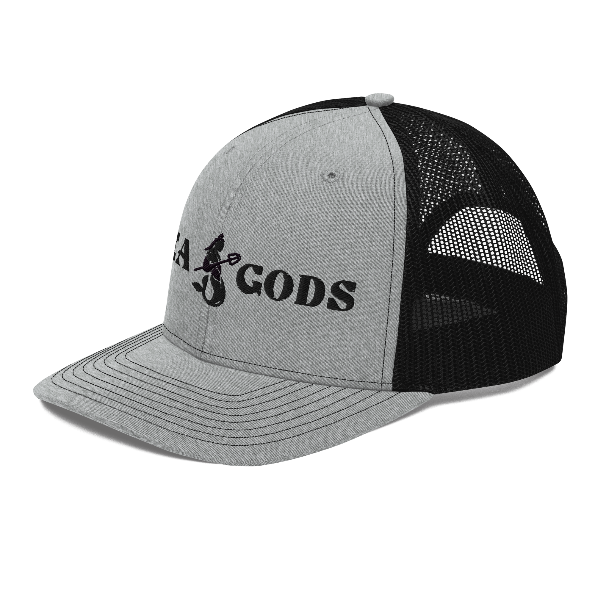 Sea Gods Heather Gray / Black Snapback Hat