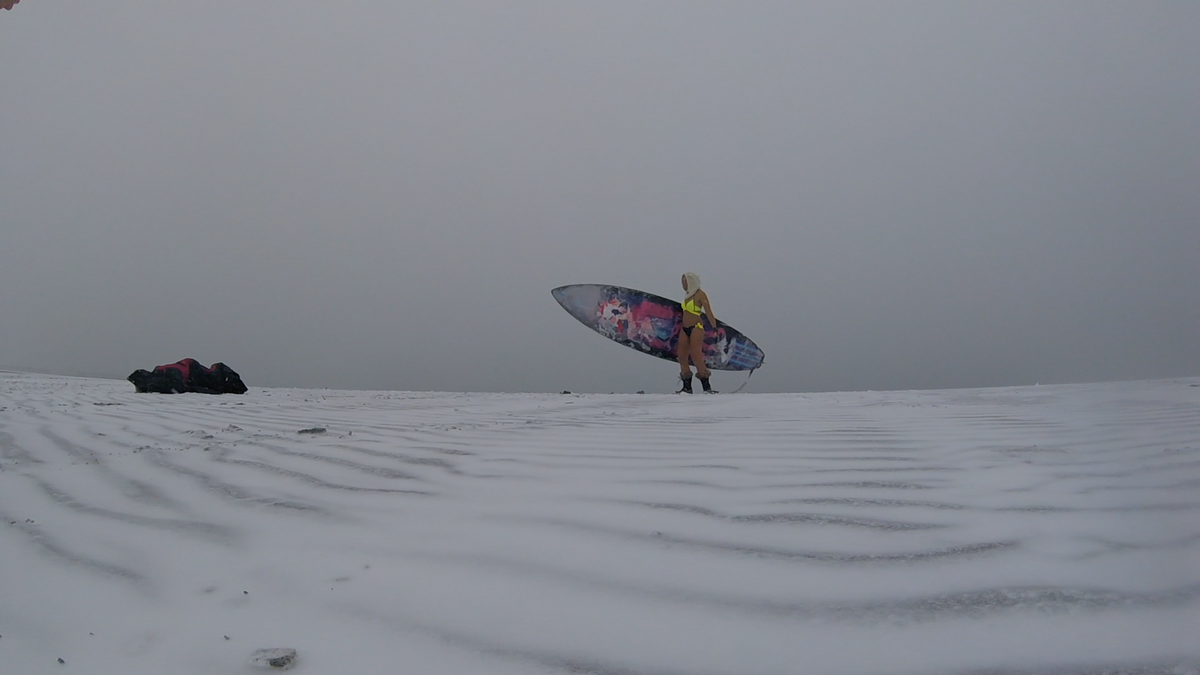 Winter Paddleboarding.