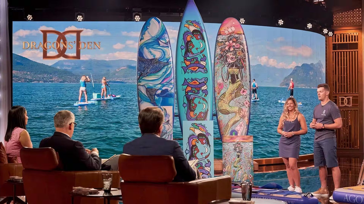 Watch Sea Gods Inflatable Paddleboards on Dragons' Den | Oct 12th 8PM / 830NT