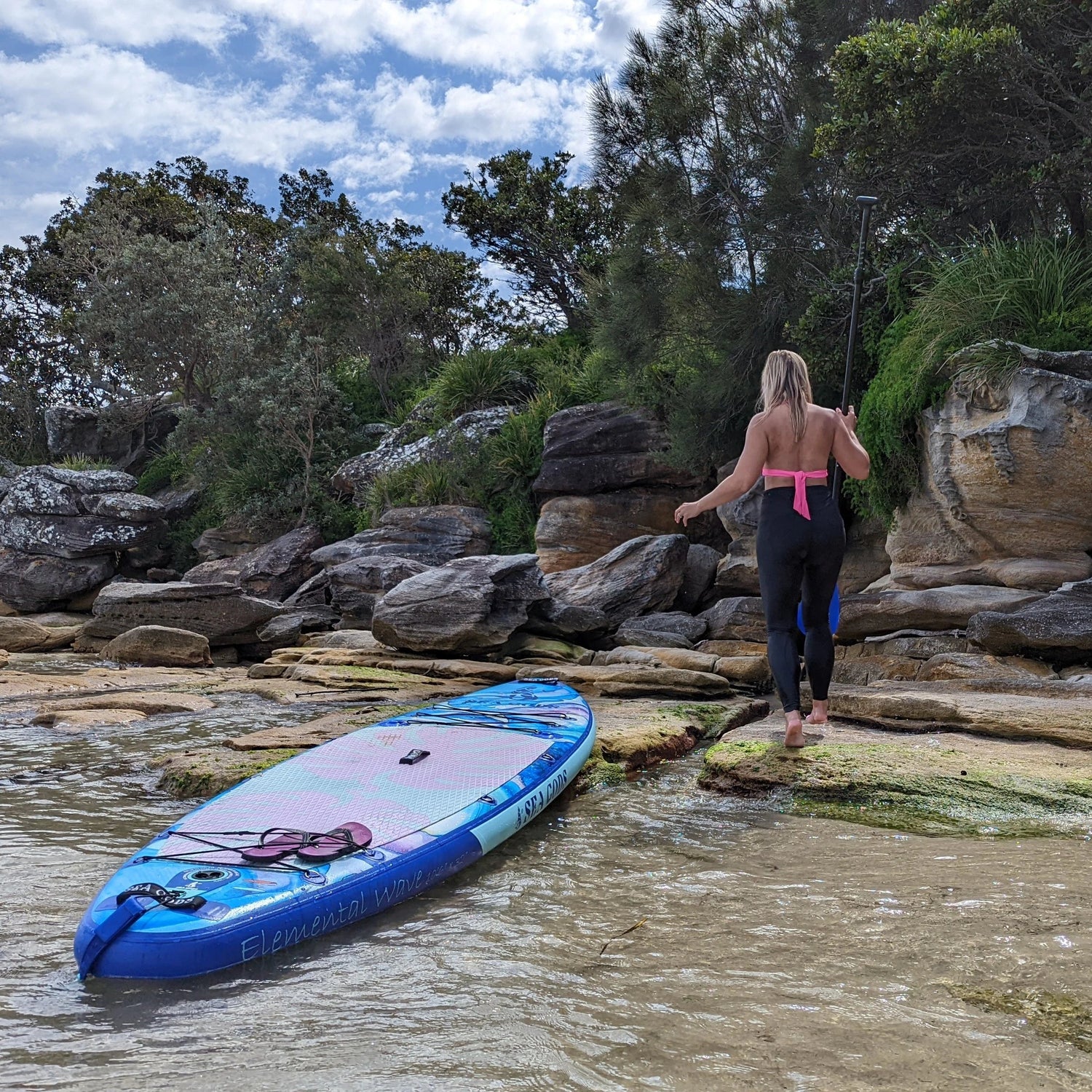 beat the summer heat while paddle boarding