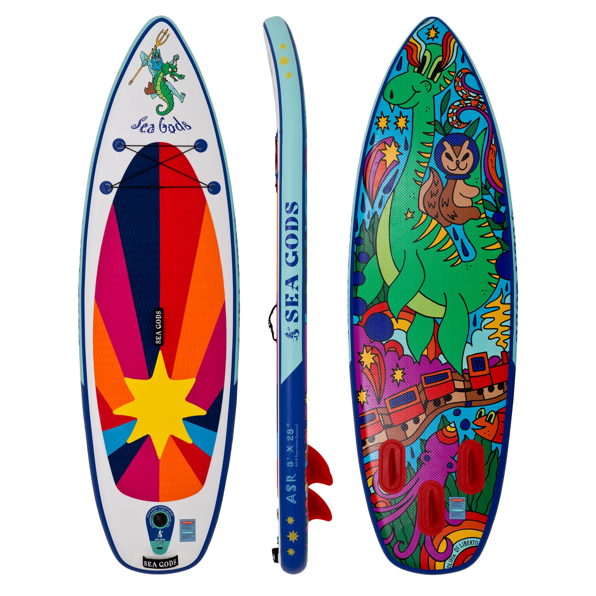 ASR KIDS Inflatable Paddleboard (Kids ISUP) By Sea Gods