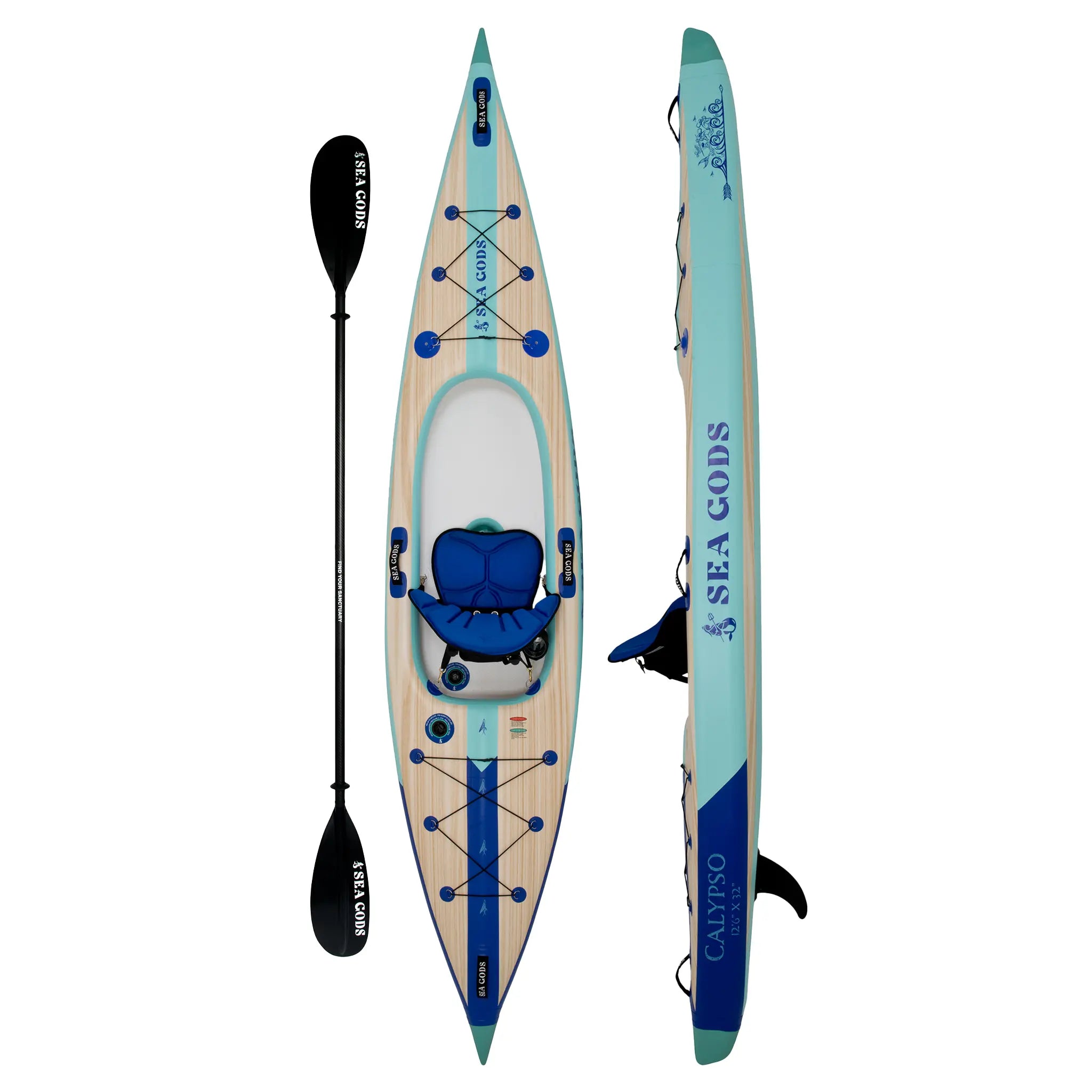 Best Inflatable Kayak in Canada, Calypso Single Inflatable Kayak
