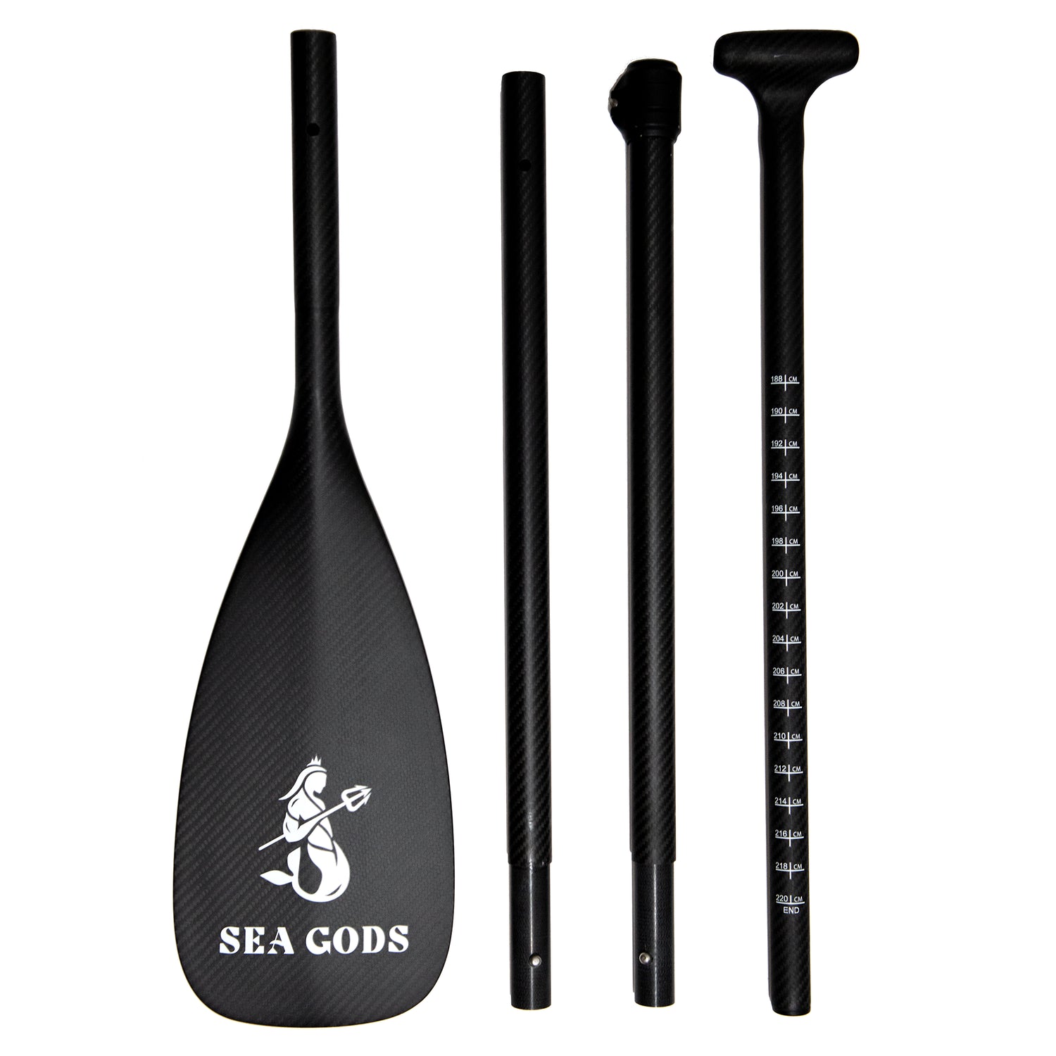 4 Piece Carbon Fiber SUP Paddle