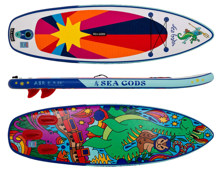 ASR KIDS Inflatable Paddleboard (Kids ISUP) By Sea Gods
