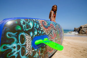 Artist Drew Brophy designed the graphic for the all new Sea Gods Skylla CX cross touring board