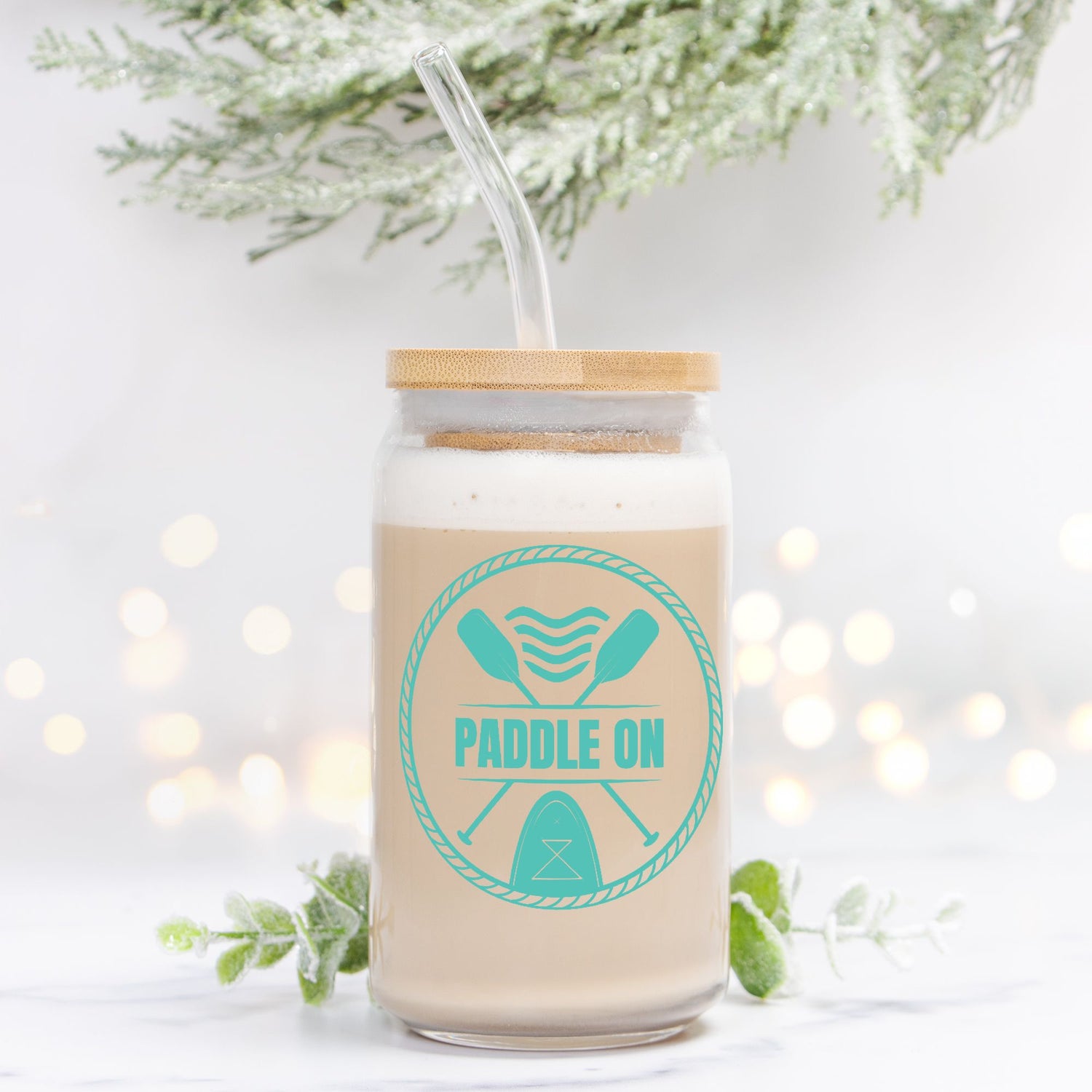 Paddle On Glass Can 16oz