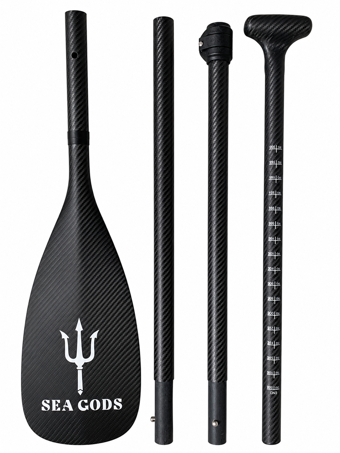4 Piece Carbon Fiber SUP Paddle