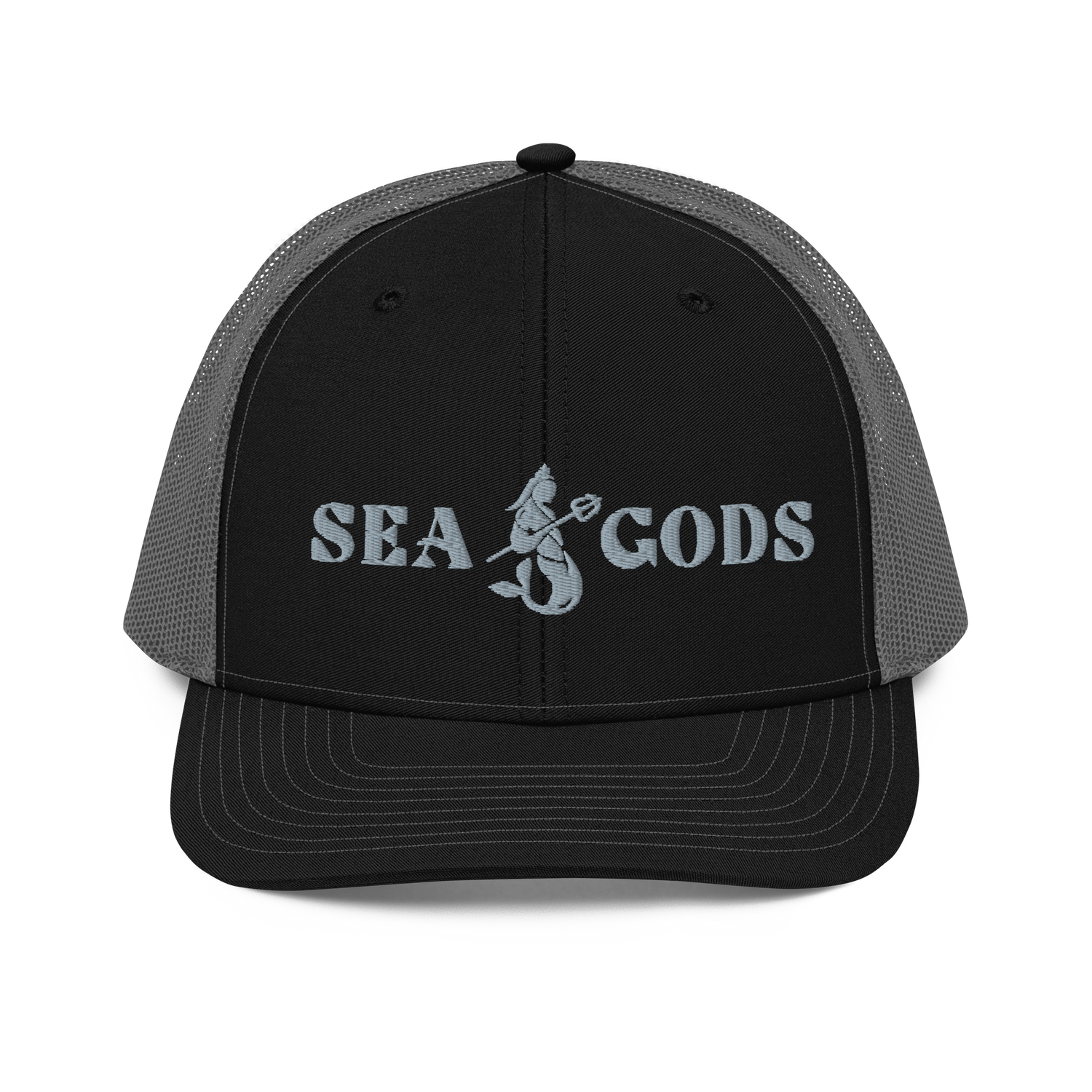 Sea Gods Logo Grey Embroidered Snapback