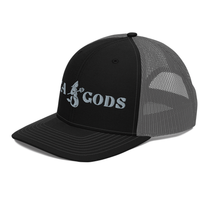 Sea Gods Logo Grey Embroidered Snapback