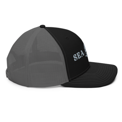 Sea Gods Logo Grey Embroidered Snapback