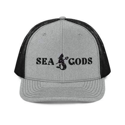 Sea Gods Heather Gray / Black Snapback Hat