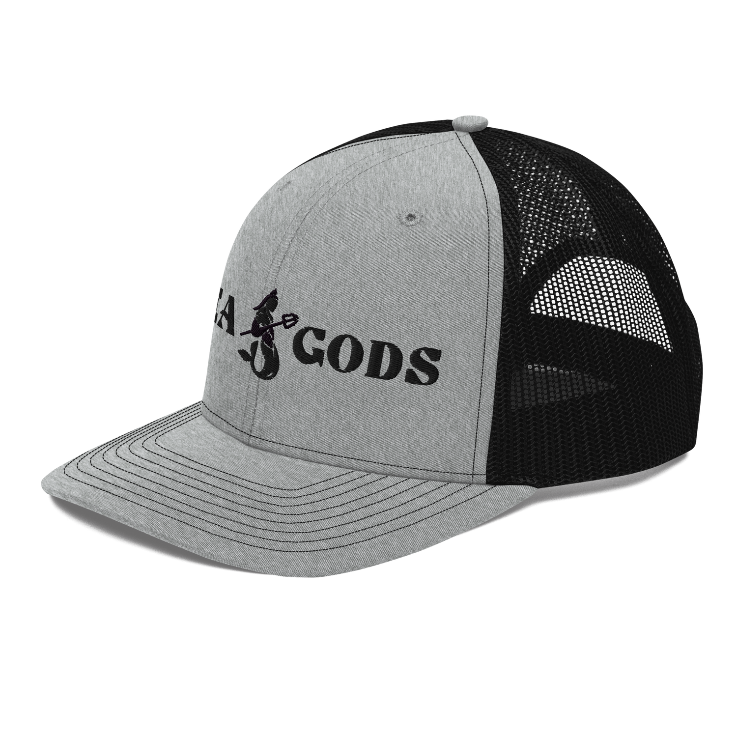 Sea Gods Heather Gray / Black Snapback Hat