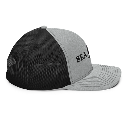 Sea Gods Heather Gray / Black Snapback Hat