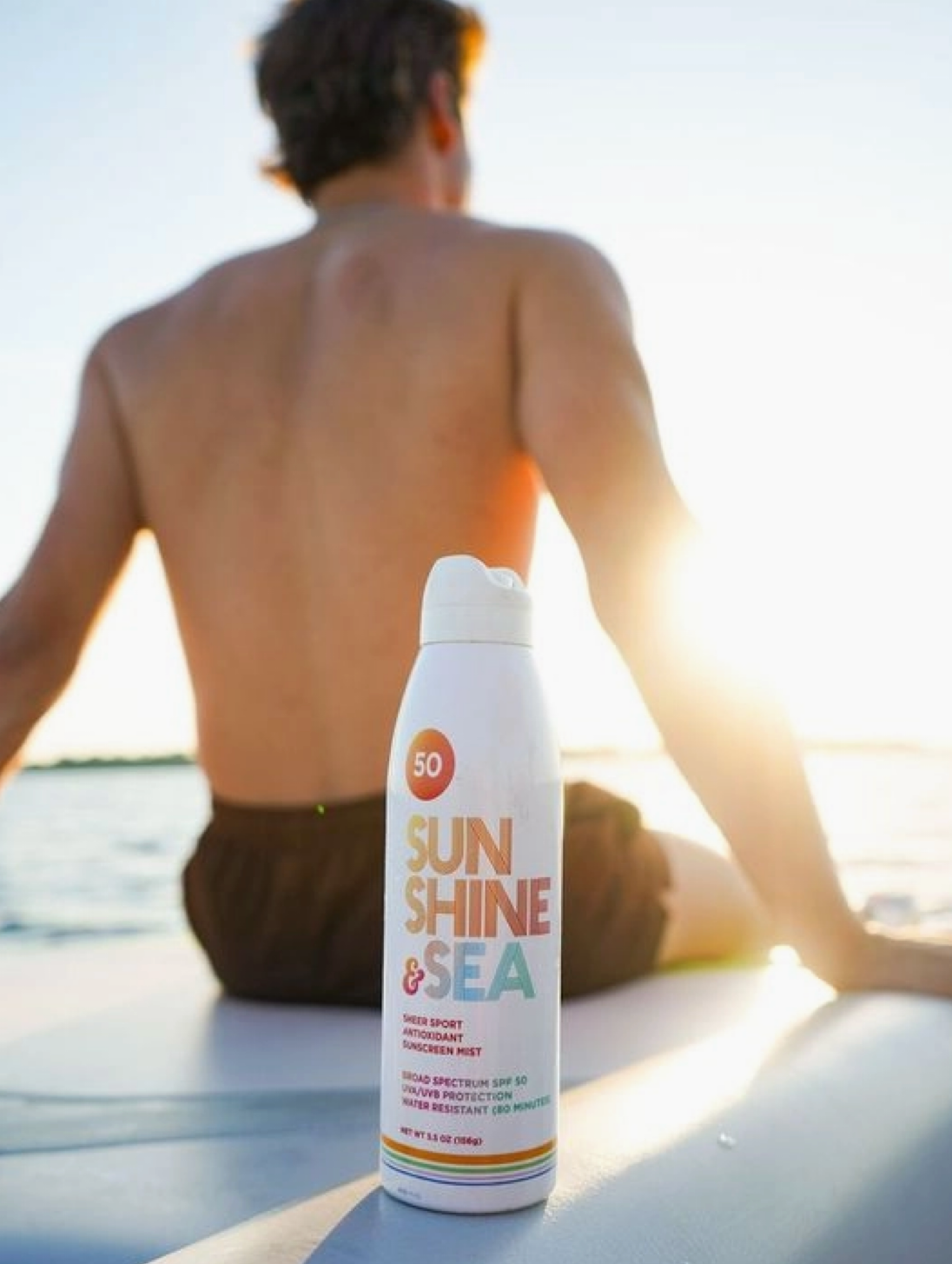 Sunshine &amp; Sea SPF 50 Sparkle Free Sport Antioxidant Mist
