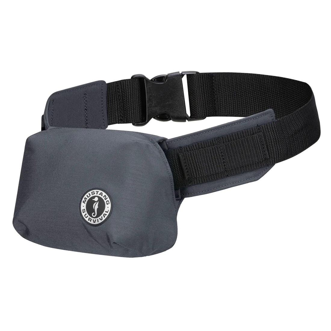 charcoal grey Minimalist Manual Inflatable Belt Pack | SUP PFD | Sea Gods Canada